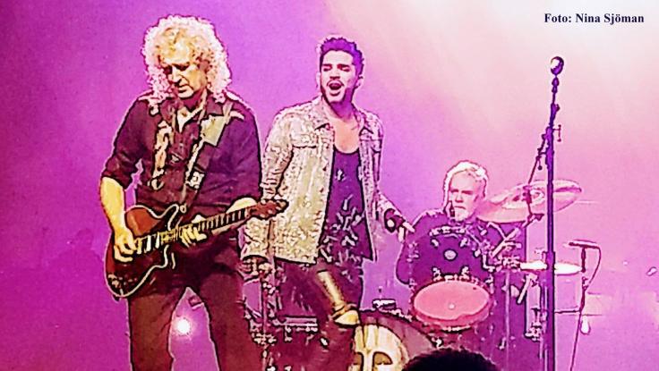 Queen, O2-arena, London. Foto: Nina Sjöman.
